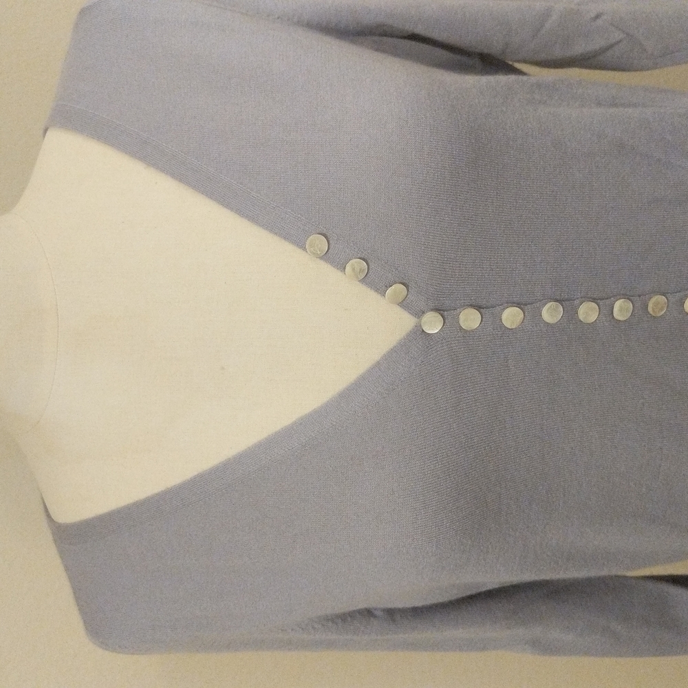 Celine cashmere V-neck light lavender col.